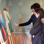 Azogues impulsa el arte local con la exposición “El Alma en Cada Trazo” de Carolina Torres en la Quinta San José.