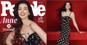 Anne Hathaway es elegida la mujer más hermosa de 2026 por People.