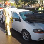 Un choque de vehículos en la Circunvalación Sur dejó como saldo una persona herida.