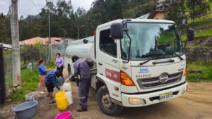 Se distribuirá agua en tanqueros a las zonas afectadas por el corte.