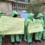 Paro de actividades: 65 «hormiguitas chuas» suspenden su trabajo en Cuenca.