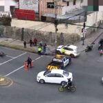 Cuatro personas resultan heridas tras registrarse dos siniestros viales en Cuenca.