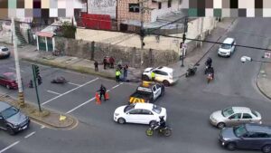 Cuatro personas resultan heridas tras registrarse dos siniestros viales en Cuenca.