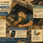 ¿Qué hacer si quedas atrapado bajo los escombros durante un terremoto?